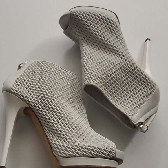 Giuseppe Zanotti White Mesh Bootie - Picture 3 of 5